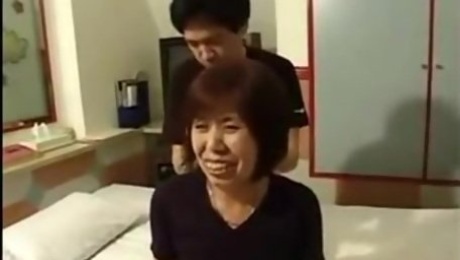 Real Grandma Uncensored Blowjob and Fuck junior man