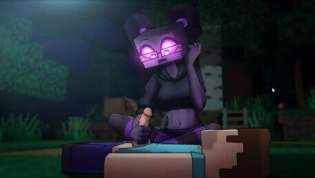 HornyCraft EnderGirl Frist Ever Hand job